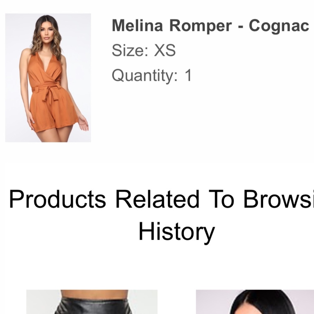 Fashion nova romper ! Brand new